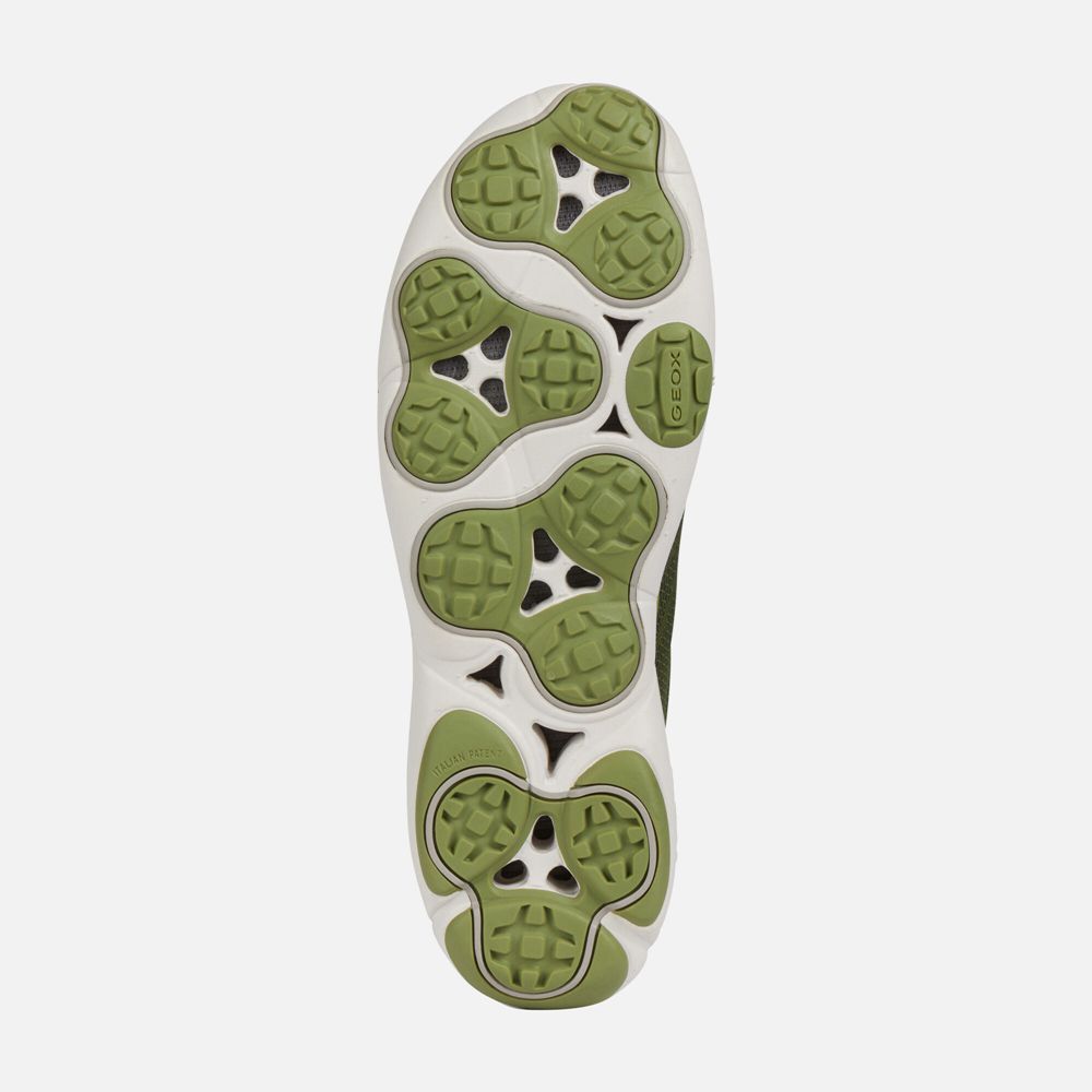 Geox Erkek Spor Ayakkabı Zeytin Yeşili - Nebula - BPG-564317